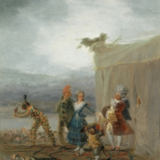 Los cómicos ambulantes (1794). Hojalata. Museo Nacional del Prado