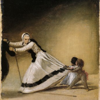 La beata con los niños Luis Berganza y María de la Luz (1795) Colección particular