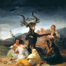 El aquelarre (1797). Museo Lázaro Galdiano