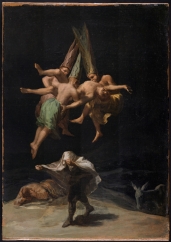 Vuelo de brujas (1797). Museo Nacional del Prado