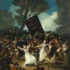 El entierro de la sardina (1812-14). Real Academia de Bellas Artes de San Fernando