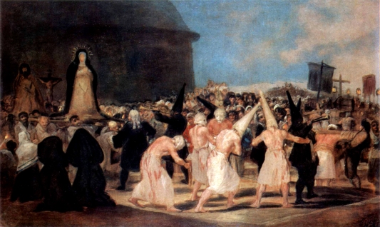 Procesión de disciplantes (1812-19). Real Academia de Bellas Artes de San Fernando